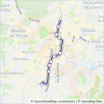 C4 Train Line Map