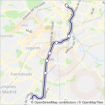 C4 Train Line Map