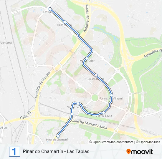 ML-1 Light Rail Line Map