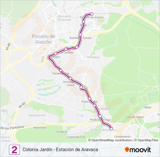 ML-2 Light Rail Line Map