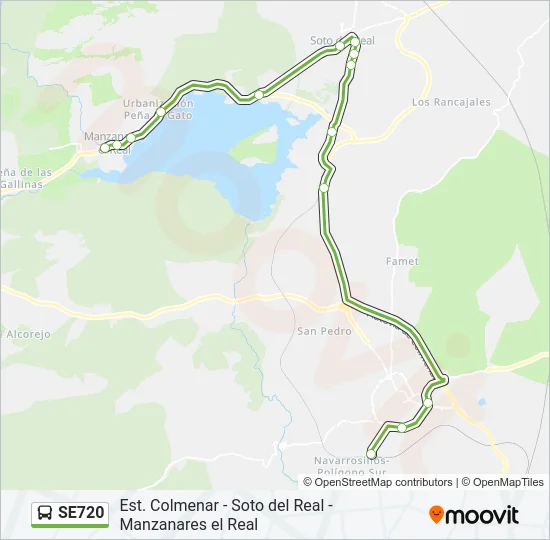 SE720 Bus Line Map