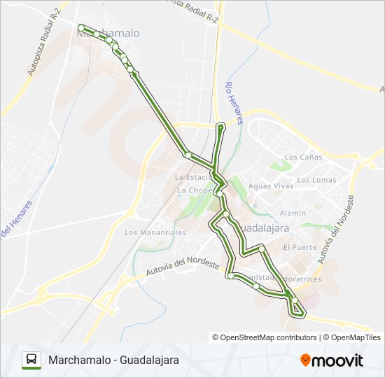 VCM-010.L1 Bus Line Map