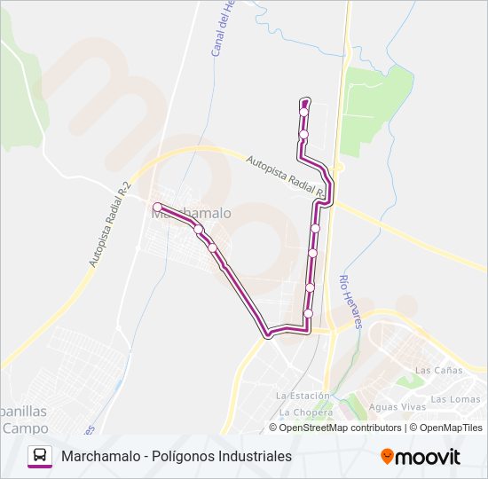 VCM-010.L2 Bus Line Map
