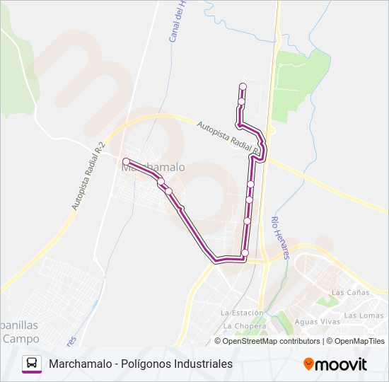 VCM-010.L2 Bus Line Map