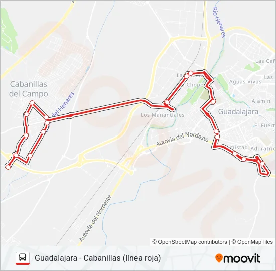 VCM-019.L1 Bus Line Map