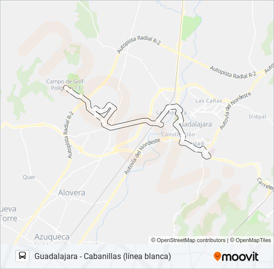 VCM-019.L2 bus Line Map