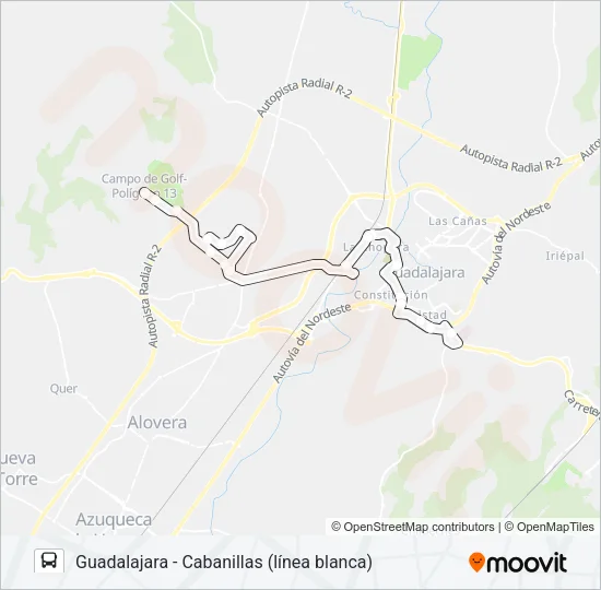 VCM-019.L2 bus Mapa de línia