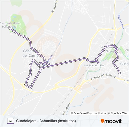 VCM-019.L5 bus Line Map