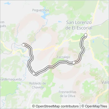 C8A Train Line Map