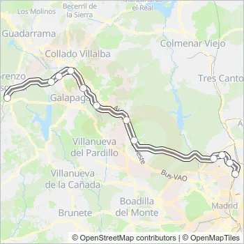 C8A Train Line Map