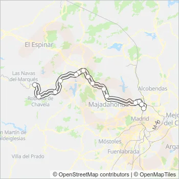 C8A Train Line Map