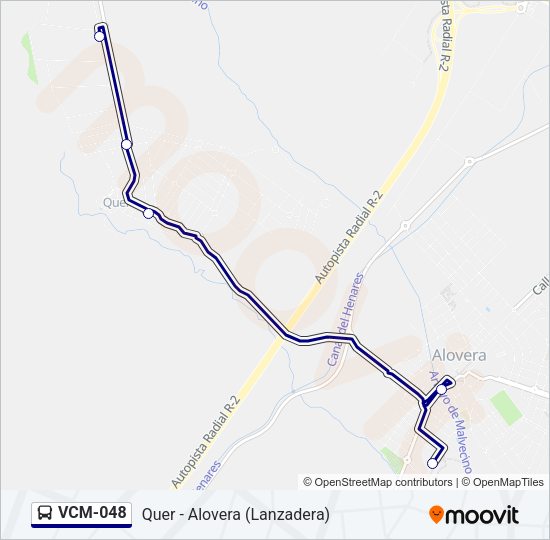 VCM-048 Bus Line Map
