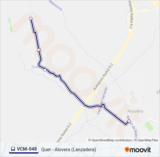 VCM-048 Bus Line Map