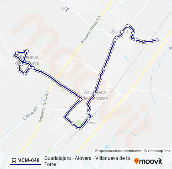 VCM-048 Bus Line Map