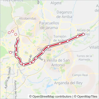 C7 Train Line Map