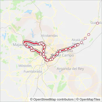 C7 Train Line Map