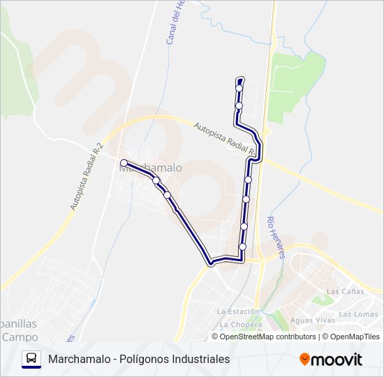 VCM-010/L2 Bus Line Map