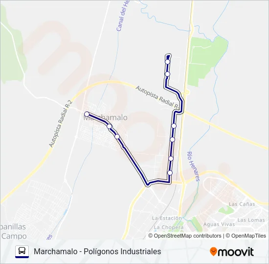 VCM-010/L2 Bus Line Map