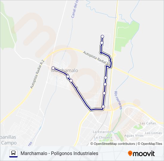 VCM-010/L2 Bus Line Map