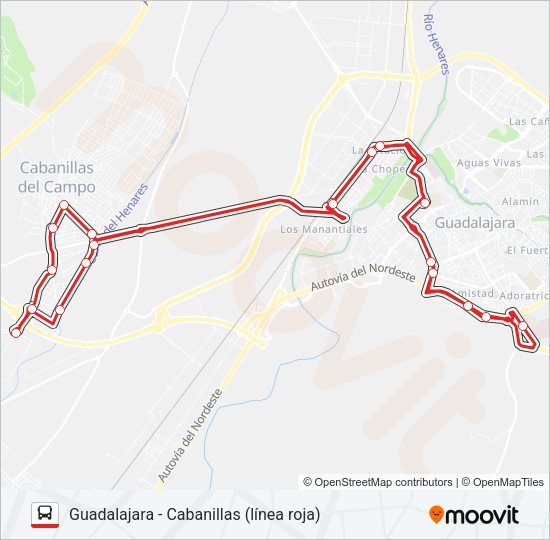 VCM-019/L1 Bus Line Map