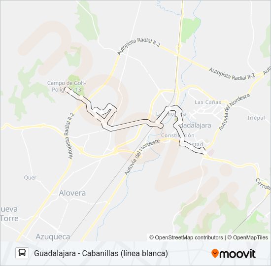 VCM-019/L2 Bus Line Map