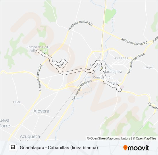 VCM-019/L2 Bus Line Map