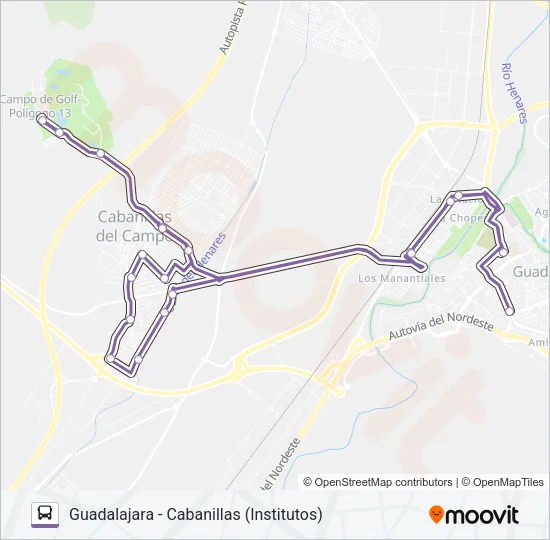 VCM-019/L5 Bus Line Map