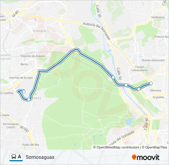A Bus Line Map