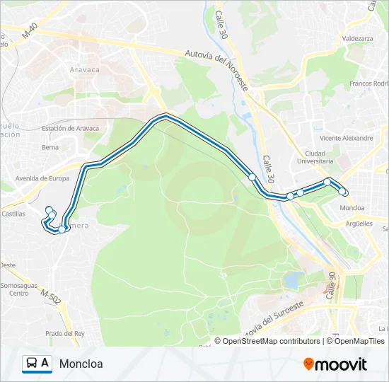 A Bus Line Map