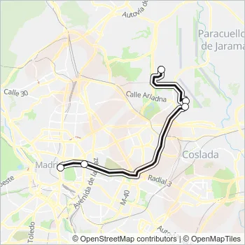 N27 Bus Line Map