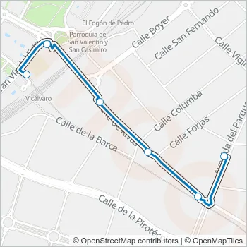 T23 Bus Line Map