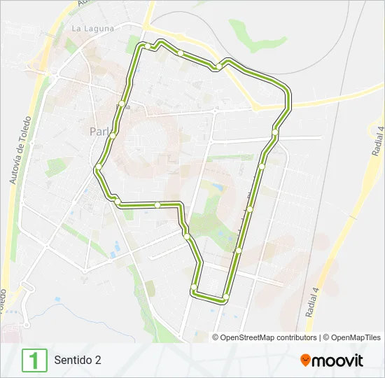 T-1 Light Rail Line Map
