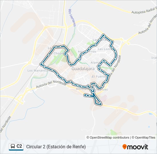 C2 bus Line Map