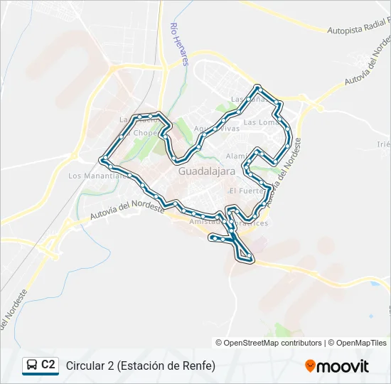 C2 Bus Line Map