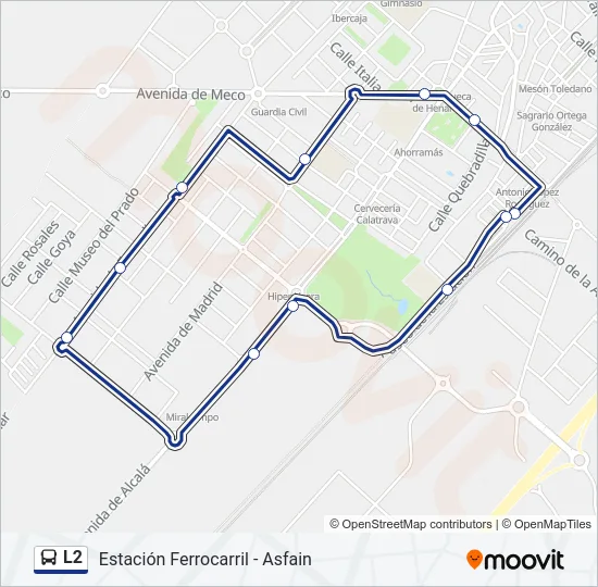 L2 Bus Line Map