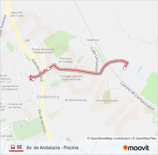 SE bus Line Map