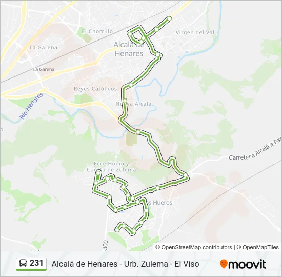231 Bus Line Map
