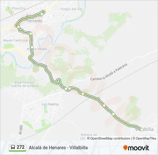 272 Bus Line Map
