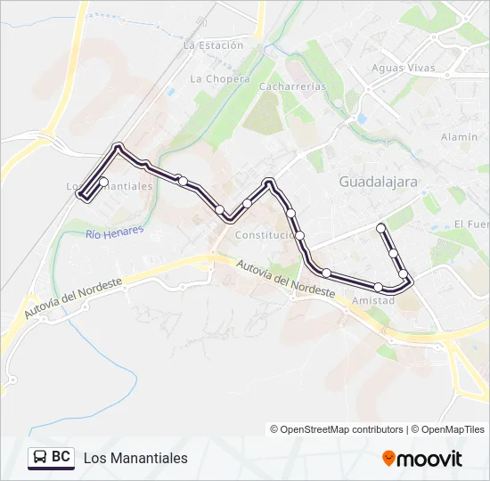 BC Bus Line Map