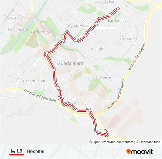 L3 Bus Line Map