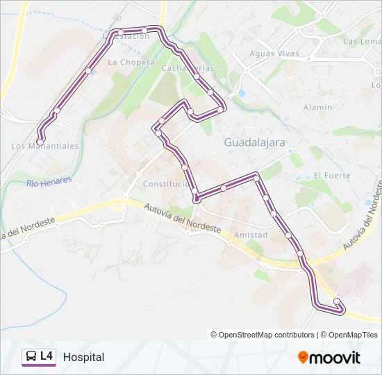 L4 Bus Line Map