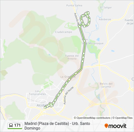 171 Mapa Línea 171: horarios, paradas y mapas - Libertad - Julián Baena Castro ...