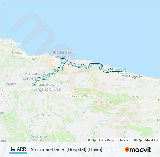 ARR Bus Line Map