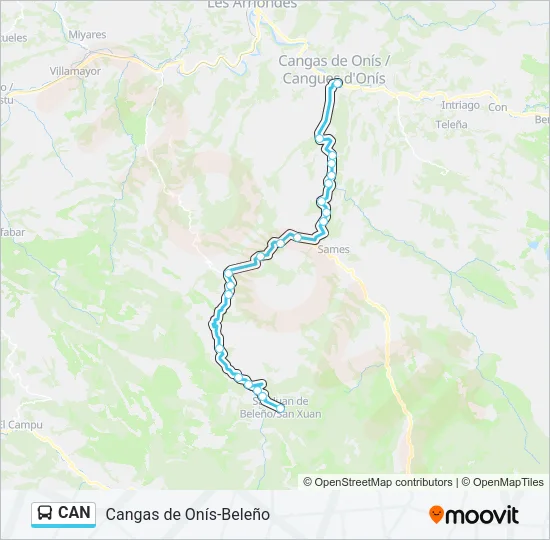 CAN Bus Line Map