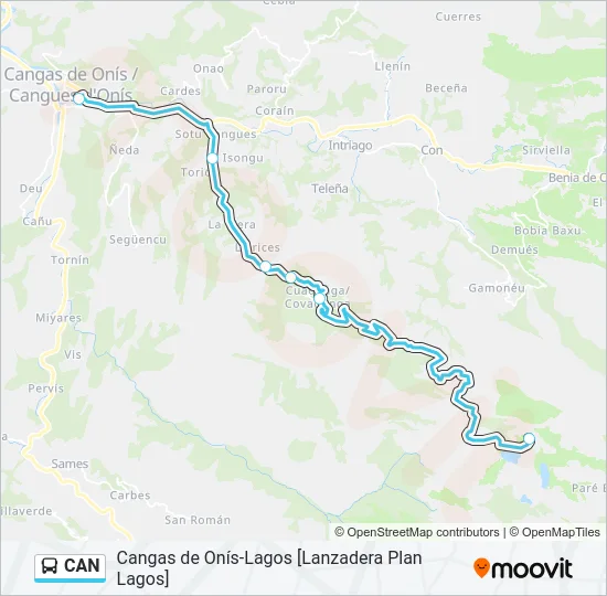 CAN Bus Line Map