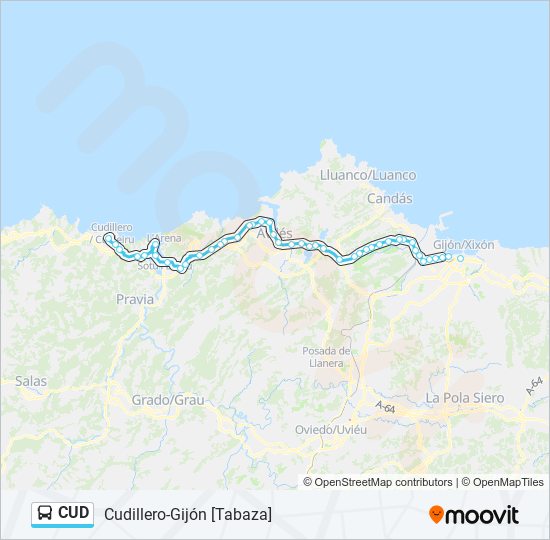 CUD bus Line Map