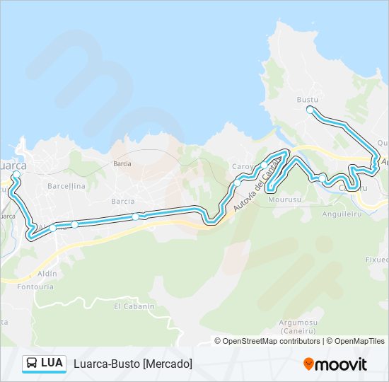 LUA bus Line Map