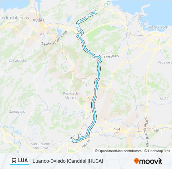 LUA bus Line Map