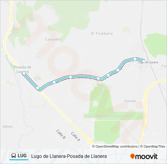 LUG Bus Line Map