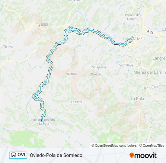 OVI bus Line Map